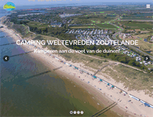Tablet Screenshot of campingweltevreden.nl